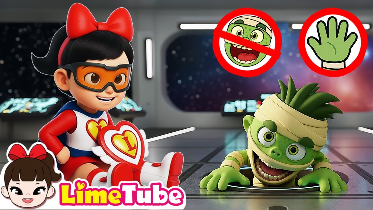 🦸‍♀️ Superhero vs Zombie Monster 👊 Who Will Win? | Fun Kids Videos | LimeTube Melody