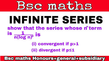 infinite series important question