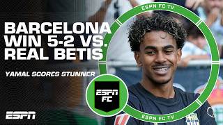 ‘HE’S SPECIAL!’ Lamine Yamal scores stunner in Barcelona’s 5-2 win over Real Betis | ESPN FC