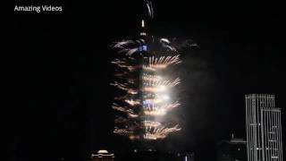 New York Fireworks 2017   Times Square Ball Drop Countdown HD