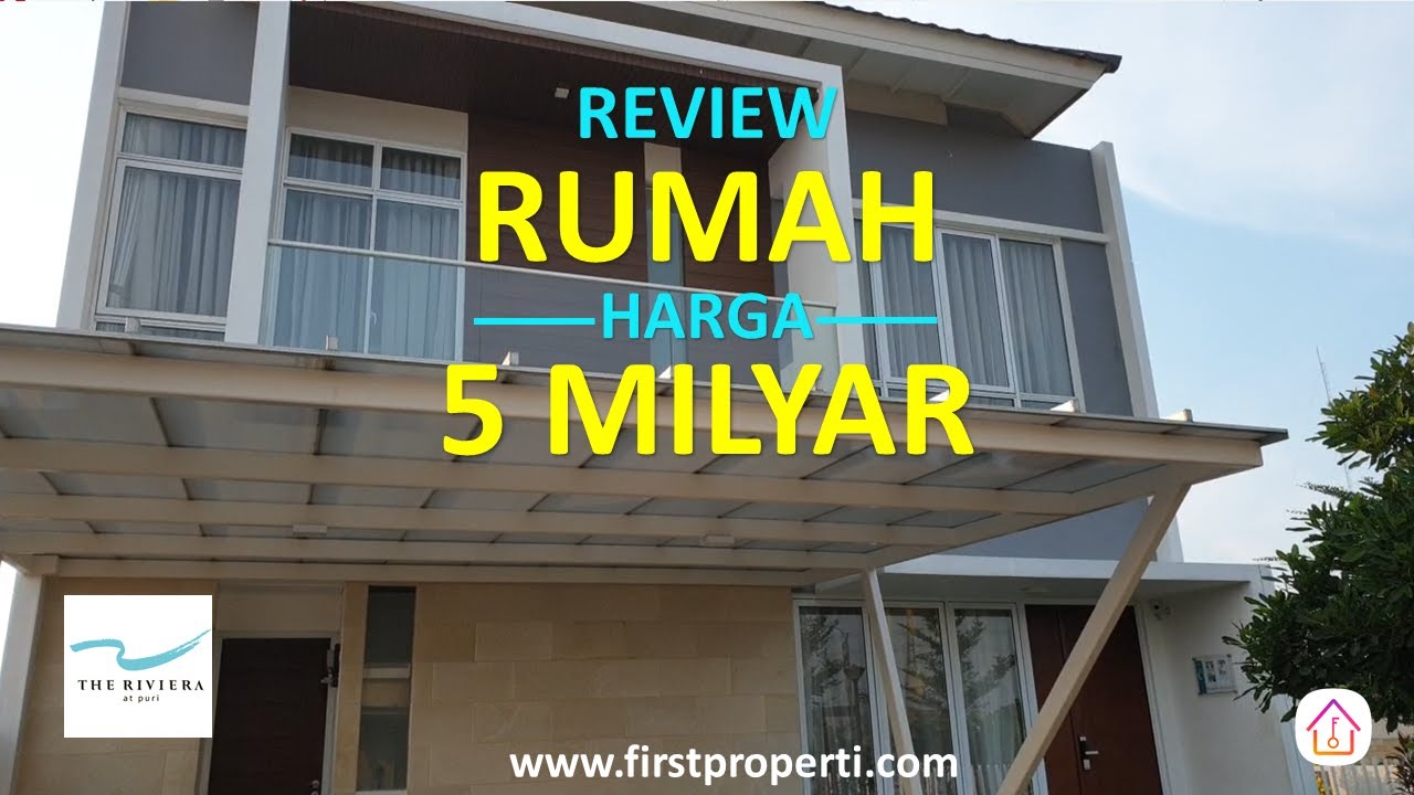 Review Rumah 10x18 (2 lantai 4+1 BR) - Riviera Puri Tipe C - wa 0821-1240-9421