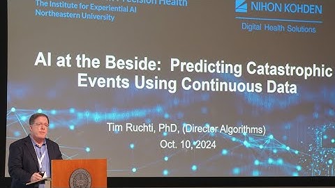The State of AI in Precision Health: Timothy Ruchti on Using Data to Predict Catastrophic Events