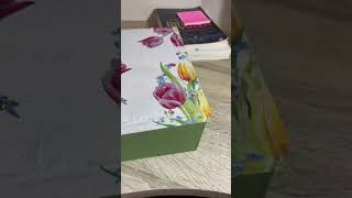 Tutorial modelo caixa para presente#decopage #decoração