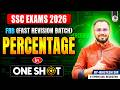 PERCENTAGE ONE SHOT | SSC MATHS FRB SERIES | BY BHUTESH SIR | PARMAR SSC