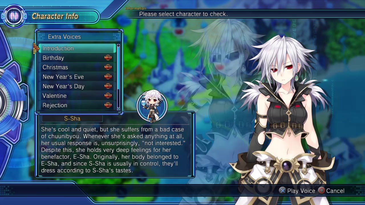 Megadimension Neptunia VII: All English Bonus Voices (4/7) | S-Sha, B-Sha, C-Sha, K-Sha