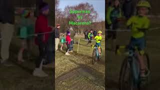 Superman vs Macarena #cycling #cyclocross #britishcycling #bike #cycleracing #cyclist #juniorracing