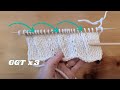 Ggt glisse glisse tricote de 3 faons  tutoriel tricot