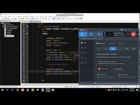 22 PHP Basic Fundamental Super Global Variable $_SESSION
