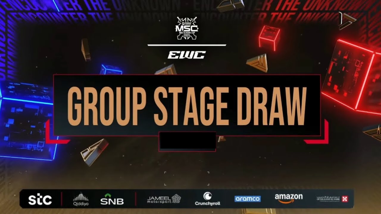LIVE GROUP STAGE DRAW MSC 2025 !! 