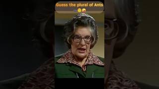 Plural of ants | Funny scene 🐜😂🤪 #comedy #class #english #viralvideoshorts #tvshow  #hilarious