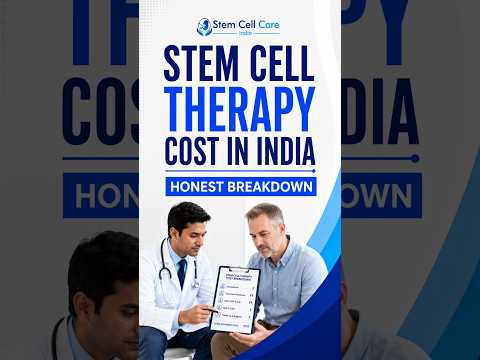 How much does stem cell therapy cost in India? Honest 2026 breakdown
