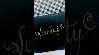 ✨Golden Serenity✨ #calligraphy #asmr #artreels #art #calm #aesthetic #calligraphylattering #creative