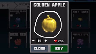 Buying 1 stack of golden apples and maxed my private chest | Planet of Cubes screenshot 4