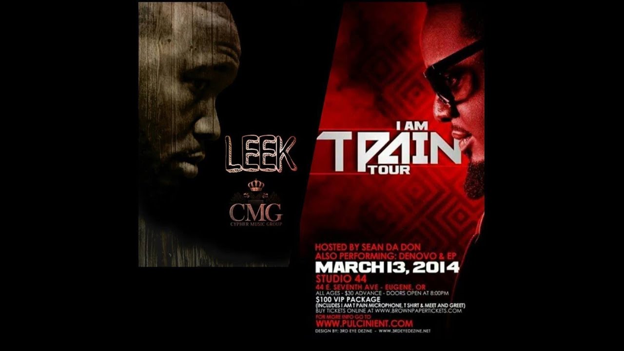 Leek Da Barber x I Am T-Pain Tour x Promo  ***1080p***