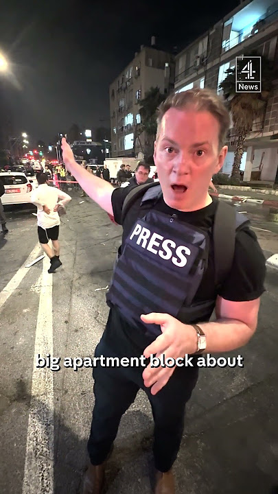 On the scene of Iran strike on Bat Yam, Israel - at least 6 dead