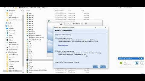 How to install IBM SPSS statistics 20