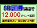 【SBI証券】口座開設をお得に！ハピタス激熱案件もあり！