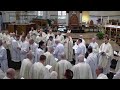 The chrism mass 2024