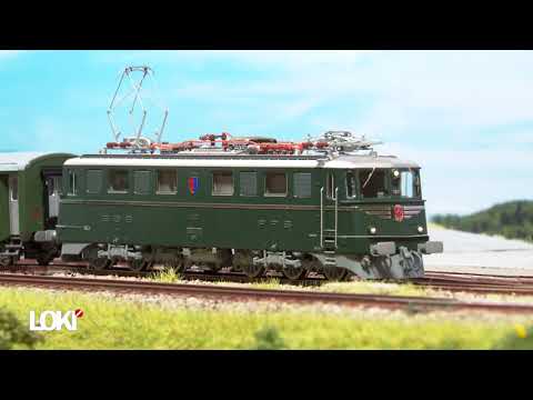 Ae 6/6 11401 Ticino von PIKO (Art.-Nr. 97202) H0 - Ein Video aus dem LOKI-Chäller