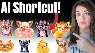 Watch Me Create HOT-SELLING AI Clip Art in Minutes...NO PROMPTS!🔥