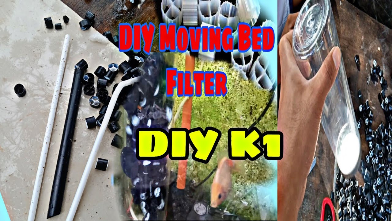 DIY MOVING BED FILTER DIY K1 FILTER MEDIA YouTube