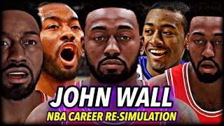 JOHN WALL'S NBA CAREER RE-SIMULATION ON NBA 2K21 NEXT GEN | NO INJURIES = GREATEST PG EVER?