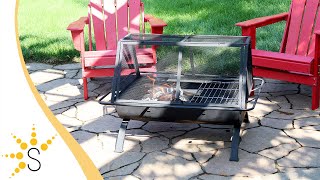 Sunnydaze 36 Northland Grill Outdoor Cooking Fire Pit - Nb-Nw201