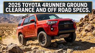 2025 Toyota 4Runner - Ground Clearance Details