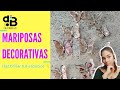 Manualidad fácil y sin gastar dinero 💰 - Hermosas mariposas decorativas 🦋