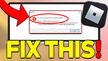 How To Fix "An Error Occurred While Starting Roblox" Windows 7/10/11 (2023)