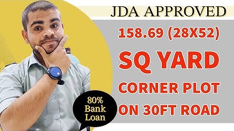 158 Sq Yard JDA Approved Corner Plot For Sale On Ajmer Road Mahapura Jaipur !