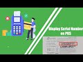 How to enable Product Serial Number in POS | Display Mobile Serial Number | OnlineofficePOS