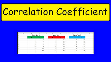 How To Calculate The Correlation Coefficient In Excel