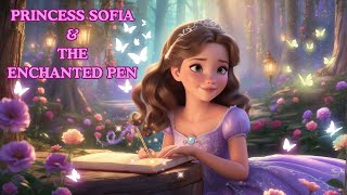 Princess Sofia & The Enchanted Pen 🏰 Short Stories with Moral Lesson | Princess Story in English