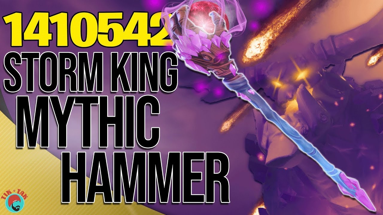 Mythic Storm King Hammer // THE STORM KING'S FURY // This Weapon Is
