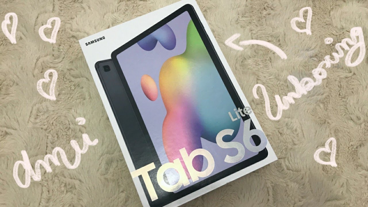 📦 unboxing * GALAXY TAB S6 LITE* perfeito para estudantes YouTube