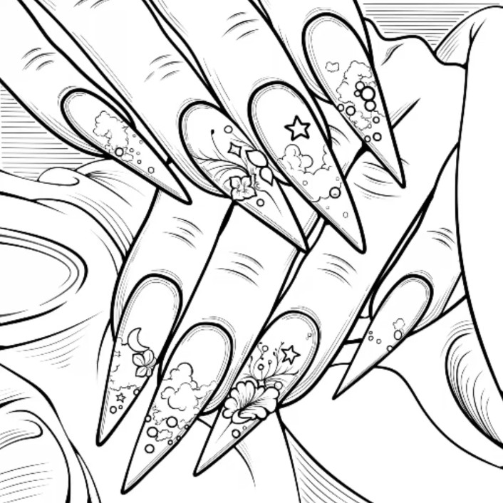 86/500 #nails ☠️ #fashion #colourpalette #subscribe #likeforlikes #viralvideo