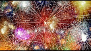 Relax. Rhythmic music fireworks.