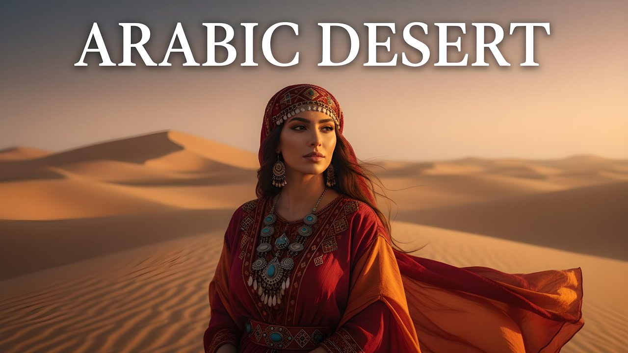 Golden Sands Reflection | Arabic Pop Elegance