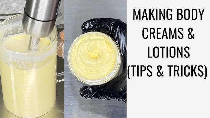 How To make Body Lotion With Basic Ingredients (Best Formula For Beginners)  