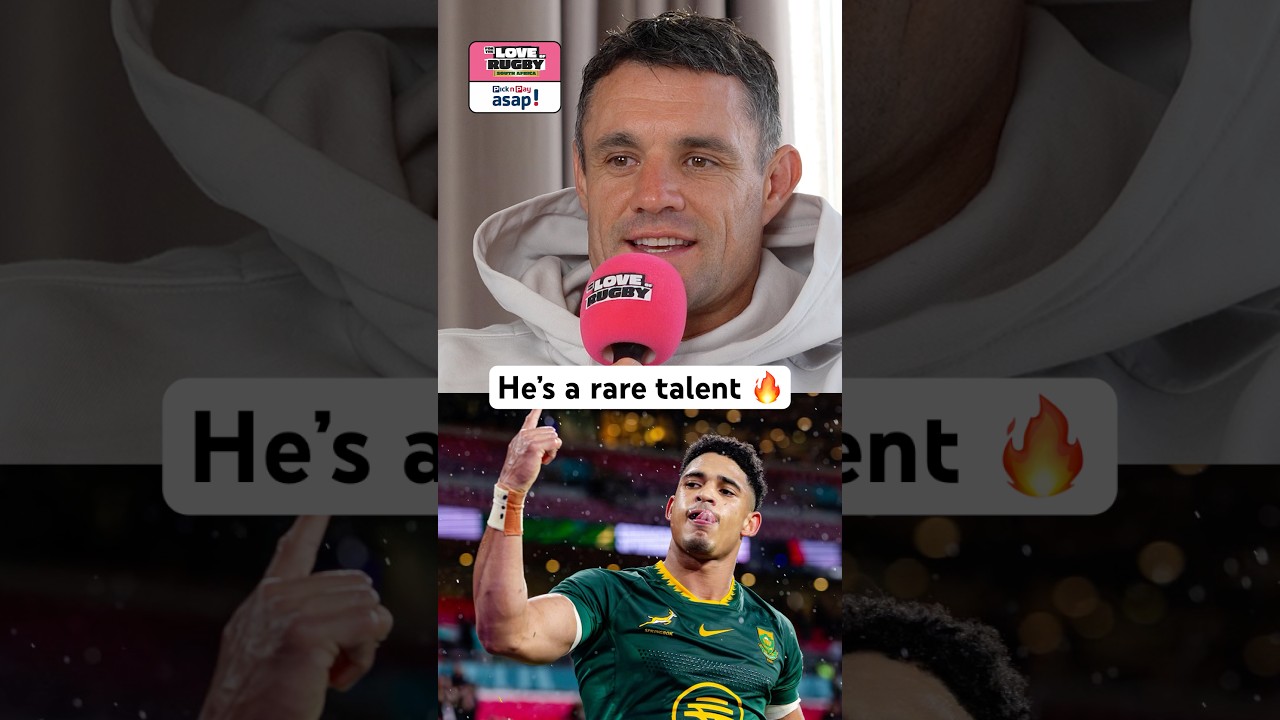 Sacha is the real deal 🔥Who’s your Springbok 10? Let us know down below. 👇 #springboks #rugby