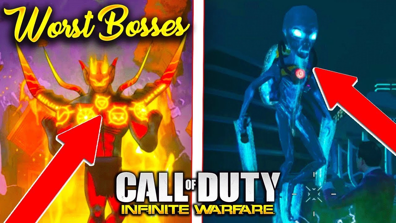 Top 5 Worst Bosses In Infinite Warfare Zombies Infinite Warfare Zombies Top 5 - call of duty infinite warfare zombies roblox