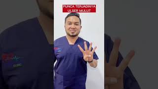 Punca berlakunya ulser dalam mulut 🤭