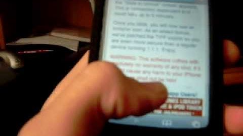 how to jailbreaK YOUR IPOD TOUCH 1.1.1 IN 3 MINUTES