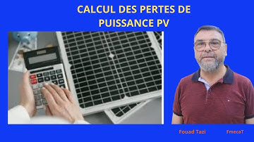 Video °541 Calcul des pertes de puissaces dues au courant dans une installation PV