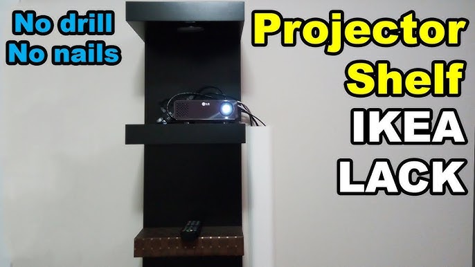 ✓ IKEA Lack shelf no drilling no nails on wall 