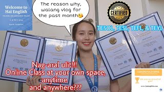 GOT MY CERTIFICATES FROM HAI ENGLISH ASSESSMENT AND TRAINING CENTER| ONLINE CLASS FOR TESOL AND MORE screenshot 5