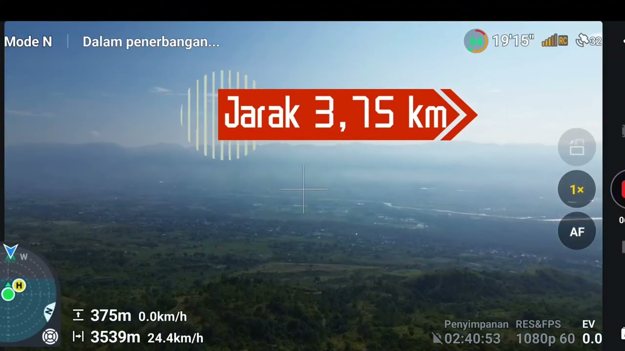 LONG RANGE DJI Mini 3 pagi hari di Sunju Kab. Sigi  (Sulawesi Tengah) 