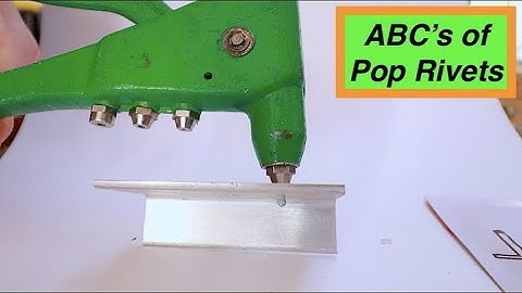 How to use a rivet gun | Install-Remove-Sizing