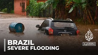 Brazil floods: Governor warns of historic disaster in south